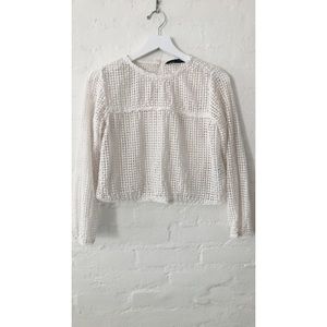 Zara Women lace esque top
